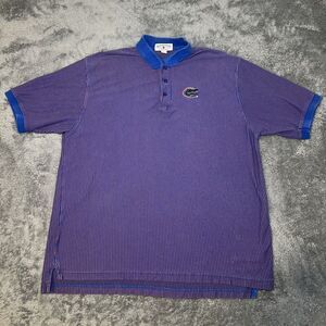 Florida Gators Polo Shirt Men's XL Blue Orange Striped Boca Classics Cotton Mens